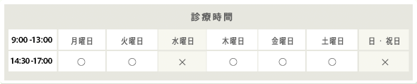 きばやし歯科医院 診療時間